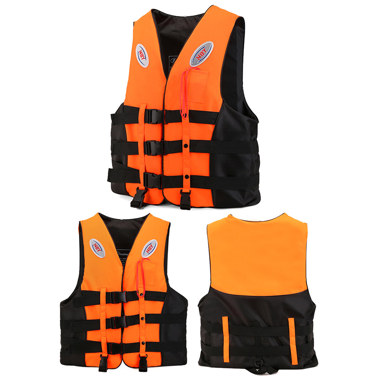 Life jacket adult swimming polyester foam life jacket vest whistle ...